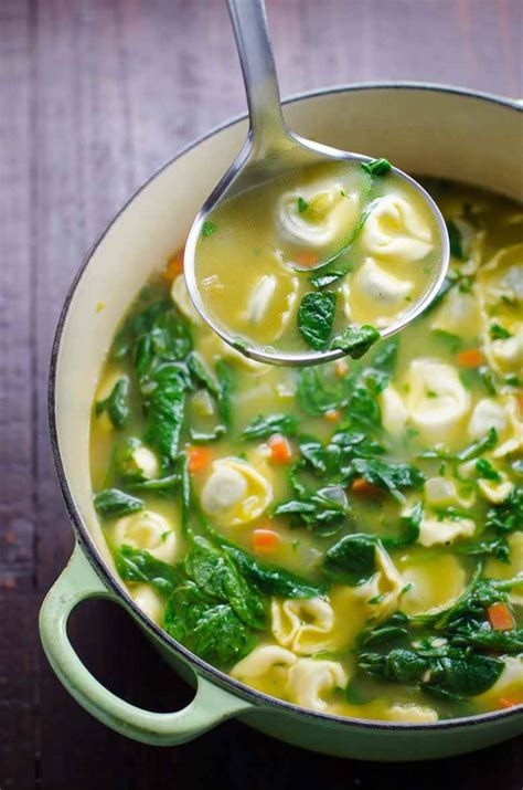 Spinach Tortellini Soup An Easy Tortellini Soup Recipe Umami Girl