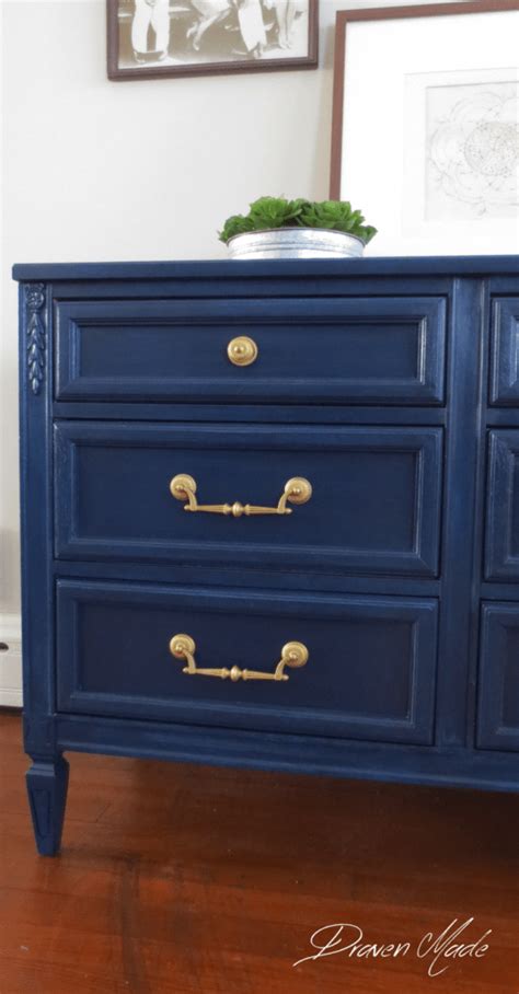 The chest and underside of the wings and belly are a bright golden yellow. Painted Royal Blue & Gold Dresser | Blue painted furniture, Blue dresser, Blue furniture