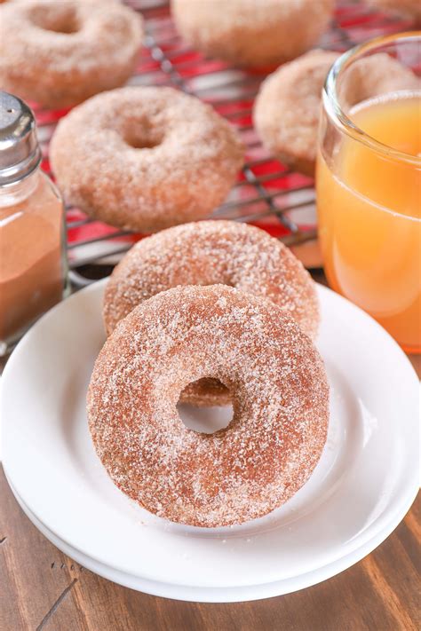 Baked Apple Cider Donuts With Cardamom Sugar A Kitchen Addiction