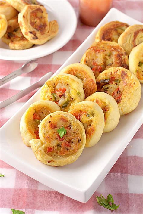 Before you hit the road, find out which foods chicken pot pie ix | photo by deb. Veggie Pinwheels Party Appetizer, Party potluck recipes ...