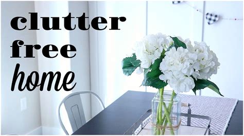 Tips For A Clutter Free Home Decluttering Minimalism Youtube