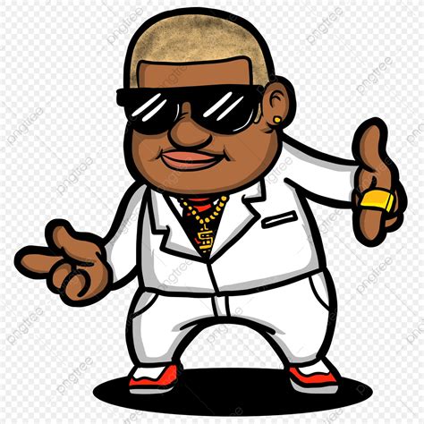 Rich Rapper Cartoon Png Transparent Clipart Image And Psd File For Free Download