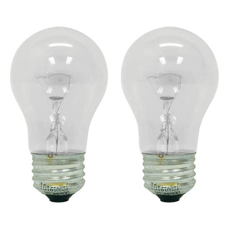 Ge Lighting 69914 60 Watt E26 A15 Crystal Clear Soft White Incandescent