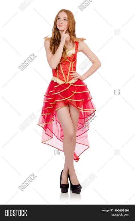 Princess Red Dress Image And Photo Free Trial Bigstock