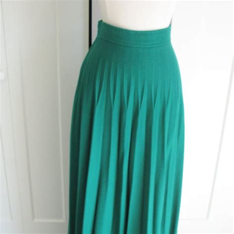 Emerald Green Skirt Etsy