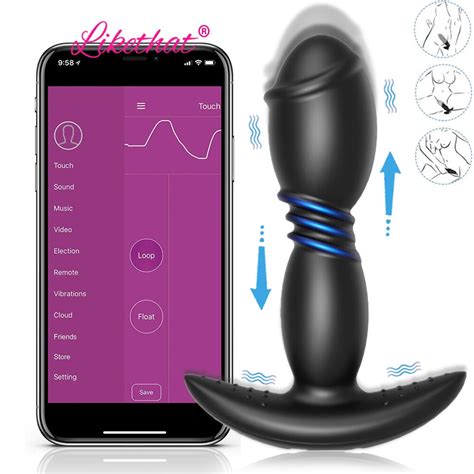 Sex Toys Bluetooth Telescopic Dildo Vibrator Butt Plug Vibrators For
