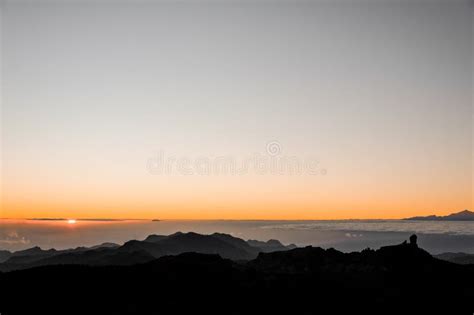 Gran Canaria Spain November 6 2018 Beautiful Sunrise View From