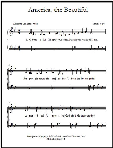 Free Printable Piano Sheet Music For Beginners With Letters Pdf
