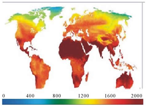 Nasa Map Of World Solar Energy Potential Kw M 2 Year Download
