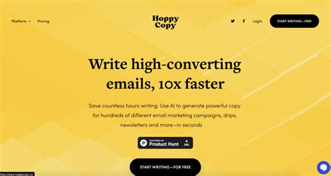 HoppyCopy: Write High-Converting Emails Faster!