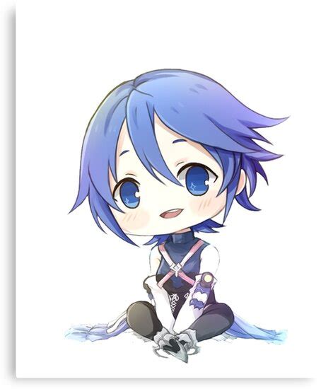 Aqua Chibi Kingdom Hearts Canvas Prints By Shiroineki Redbubble