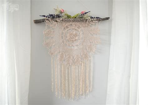 Huge selection · online store · world renowned · brand new Make a Boho Wall Hanging from a Thrifted Doily (Video ...