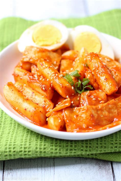 Tteokbokki Korean Spicy Rice Cakes Kimchichick