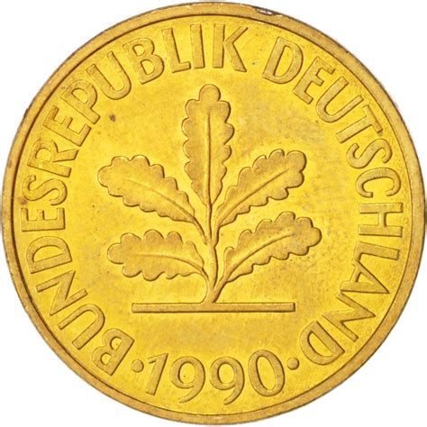 Ten Pfennigs 1990 Coin From Germany Online Coin Club
