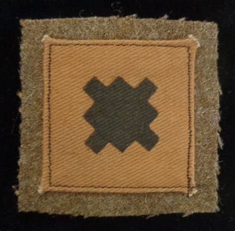 British 18th Infantry Divisionprintedcirca193945 Relic
