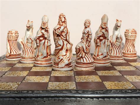 Chess Set Louis XIV Versailles Chess Set French Chess Theme Large