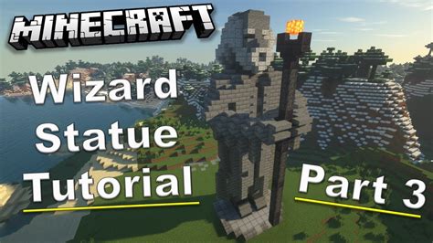 Minecraft Wizard Statue Tutorial Part 3 Youtube