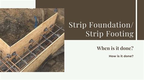 Strip Foundation Or Strip Footing Viya Constructions