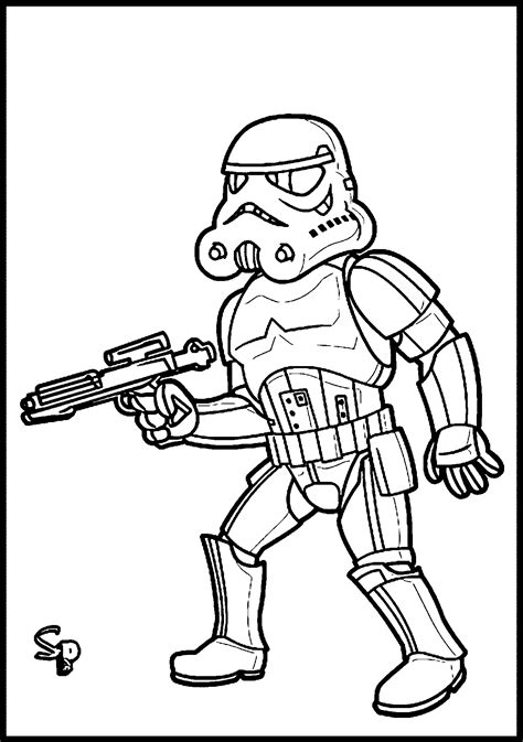 Stormtrooper Coloring Pages Coloring Home