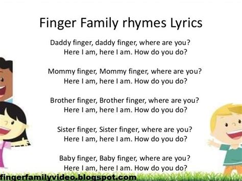 Along with lots more videos, songs, crafts, activities and. Pin by Sonja Estrada on Finger Family Song | Finger family ...