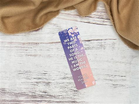 Youve Reached Sam Quote Bookmark Etsy