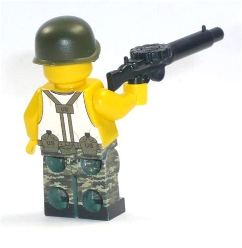 Custombricksde Custombricks Figure Us Gi Soldier With Bazooka Made