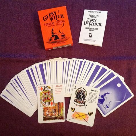 Gypsy Witch Fortune Telling Playing Cards Lt Tarot