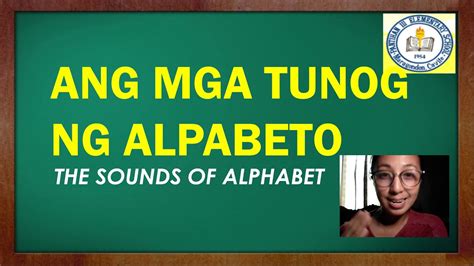 Ang Mga Tunog Ng Alpabeto Youtube