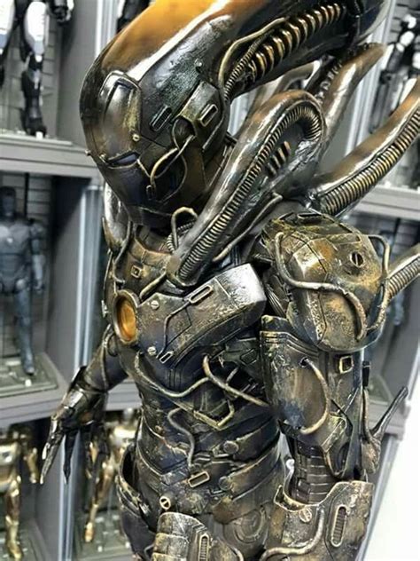 Iron Man Alien Armor Xenomorph Iron Man Alien