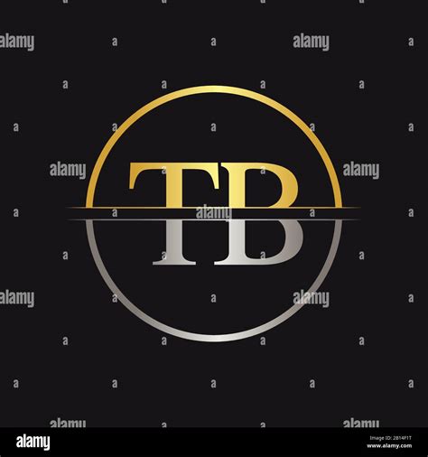 Initial Letter Tb Logo Design Vector Template Linked Typography Tb