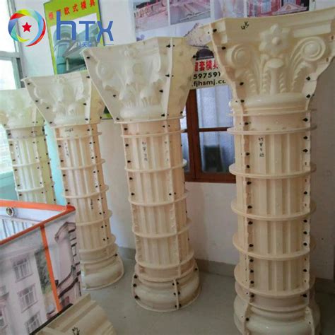 Kenya Office Hot Selling Abs Plastic Roman Pillar Concrete Columns Mold