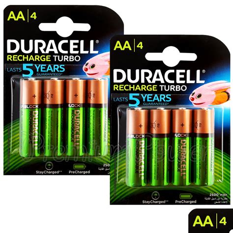 One thing that stands out concerning aa and aaa rechargeable batteries is their ability to charge over and over for extended use. 8 x Duracell Rechargeable AA batteries 2500 mAh replaces ...