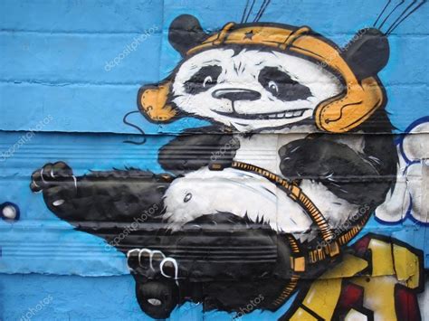 Ipastock Graffiti Dettaglio Panda