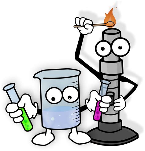 Lab Clipart Physical Science Bunsen Burner Safety Cartoon Png Cloud