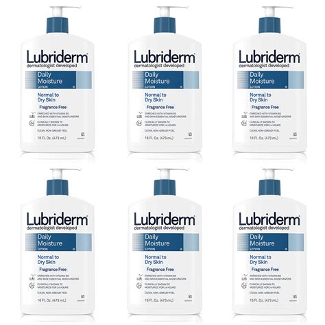 Lubriderm Daily Moisture Lotion For Normal To Dry Skin Fragrance Free