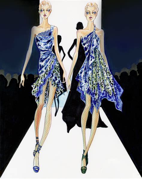 Design And Illustration By Paul Keng Fashion Illustration Glamour