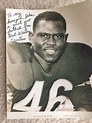 CURTIS GENTRY Chicago Bears Autographed 1960s B&W 8x10 Photo #46 News ...