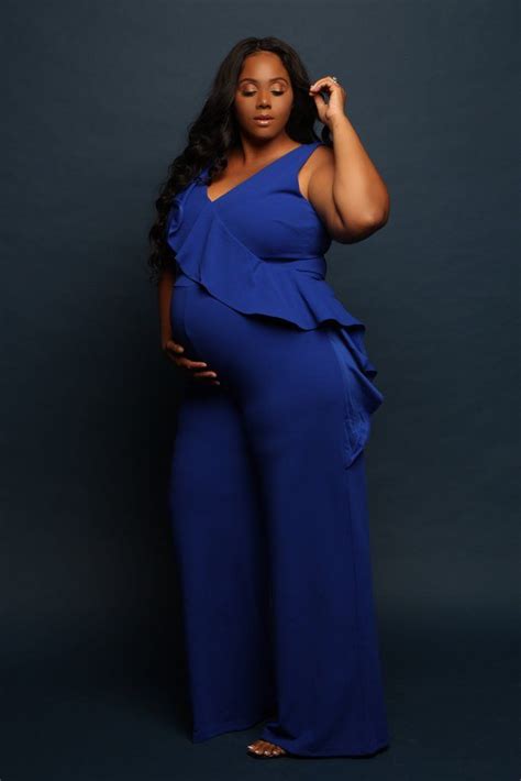 Baby Blue Plus Size Maternity Dress Light Blue Off Shoulder Long