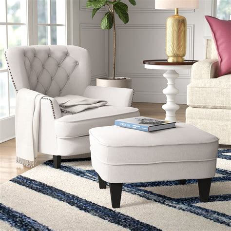 Stylish armchair and ottomans set at discounted prices. Becker 24