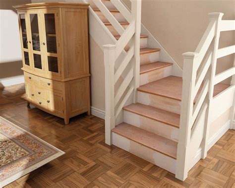 Below we share a variety of stair railings including contemporary, traditional, rustic and modern designs. Oak Stair Cladding | Farmhouse stairs, Stairs cladding ...