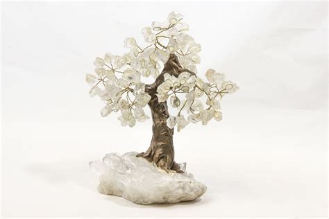 Large Crystal Gemstone Tree With Crystal Base 6 Per Box 8 9″ With