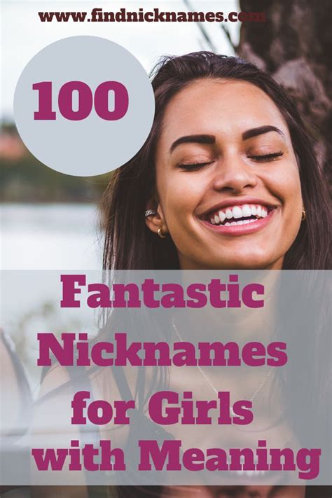 400 Fantastic Nicknames For Girls Crush Or Friend — Find Nicknames Nicknames For Girls