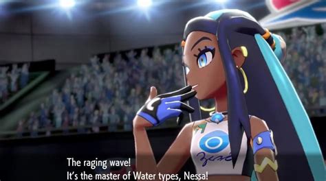 Water Type Gym Leader Nessa Revealed For Pokémon Sword And Shield