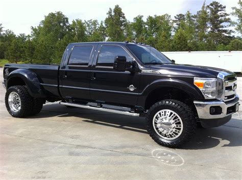 2011 Ford F 350 Dually Lifted With Billet Wheels F350 Dually Dually