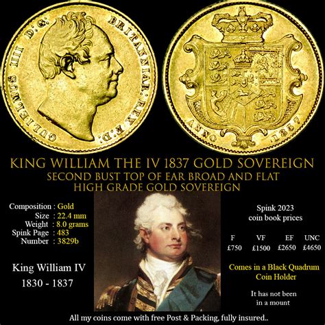 King William The Iv 1837 Gold Sovereign