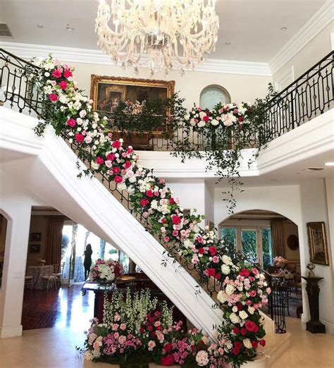 Everyone will be amazed by your entrance. 209 best images about Stairway Decorations on Pinterest | Staircase decoration, Wedding ...