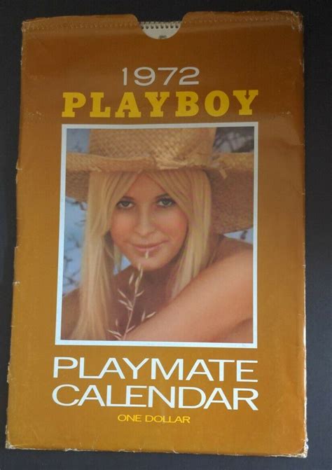 PLAYBOY 1972 Playmate Wall Calendar LIV LINDELAND In Original Envelope