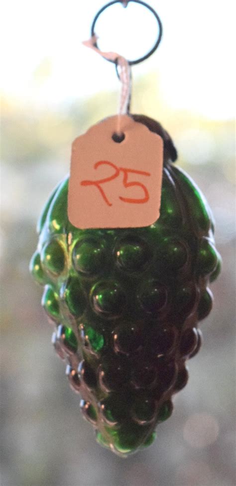 Glass Kugel Grape Shape Glass Ball Christmas Tree Ornament Etsy