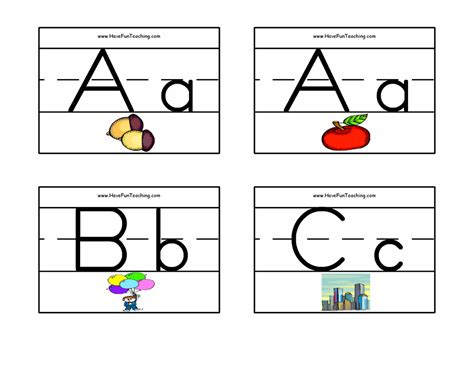 Alphabet Flash Cards Have Fun Teaching