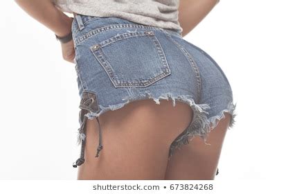 Sexy Woman Body Jeans Shorts Model Stock Photo Shutterstock